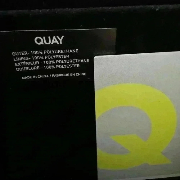 QUAY By The Way Sunglasses ~Black Frame Smoke Lens ~NEW in Case! 😎 - Picture 11 of 12